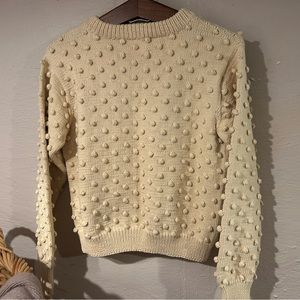 Misha and Puff cotton size Small popcorn sweater
